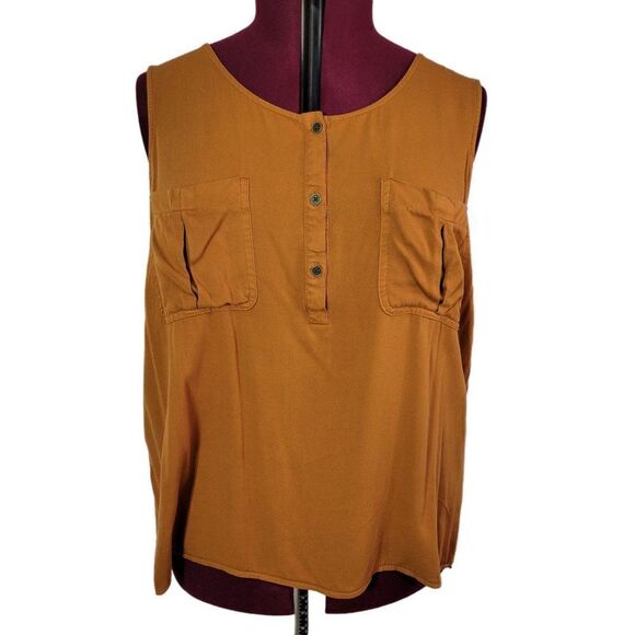 a.n.a Pumpkin Spice Tank Top (Size XL) - Picture 1 of 7